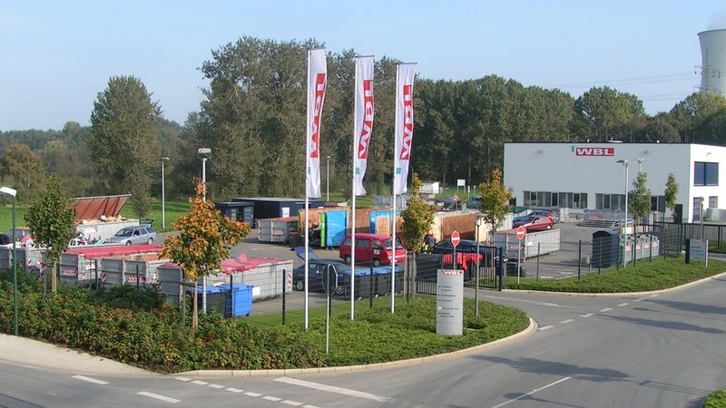 Der Wertstoffhof für Lüner Bürgerinnen und Bürger Blick auf den Betriebshof der WBL